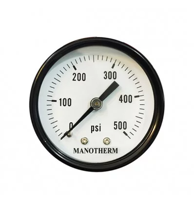 Sangan Sanat all brass manometer horizontal 5 cm plate model PG1/D