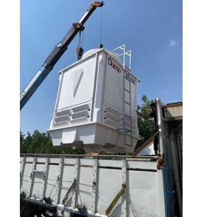 DamaTajhiz Cubic fiberglass cooling tower 100 tons refrigeration