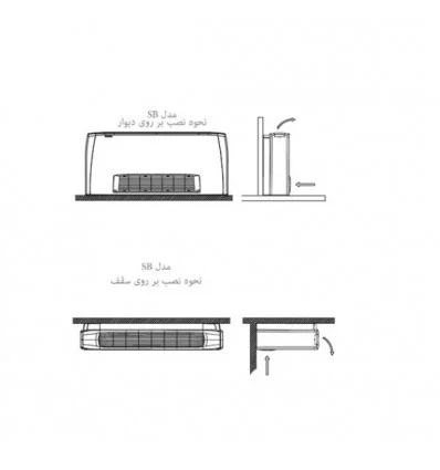 Tahvieh Floor-Mounted Keriveh Fan Coil SB-200