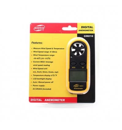 Benetech digital anemometer model GM816