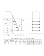 نردبان استخر آکوامارین SARA-4