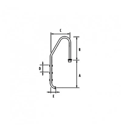 IML pool ladder and stairs Model PS-0304