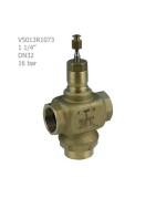 Honeywell three-way brass motor valve 1 1/4"