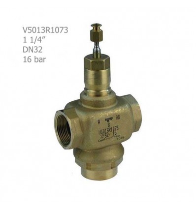 Honeywell three-way brass motor valve 1 1/4"