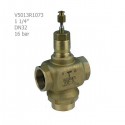 Honeywell three-way brass motor valve 1 1/4"