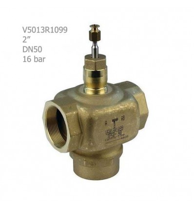 Honeywell three-way brass motor valve 2"