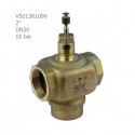 Honeywell three-way brass motor valve 2"