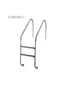 HyperPool pool ladder and stairs Standard model Standard 2