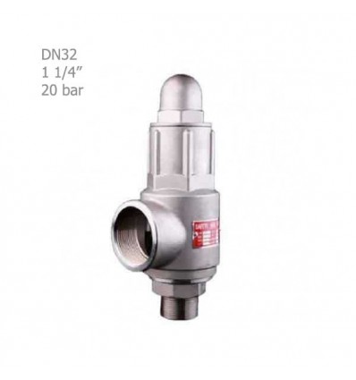 Hisec simple steel safety valve 20 bar "1 1/4