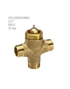 Danfoss brass three-way motorized fan coil valve "1/2