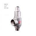 Hisec simple steel safety valve 20 bar "1/2