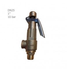 Lever brass star safety valve 10 Bar 1"