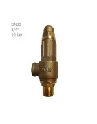 Simple brass star safety valve 10 BAR 3/4"