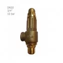 Simple brass star safety valve 10 BAR 3/4"