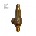 ُStar Simple brass safety valve 10 BAR  "1/2