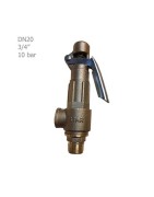 Lever brass star safety valve 10 Bar "3/4