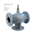 Honeywell three-way flange control valve 4"