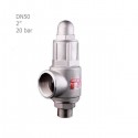 Hisec simple steel safety valve 20 bar "2