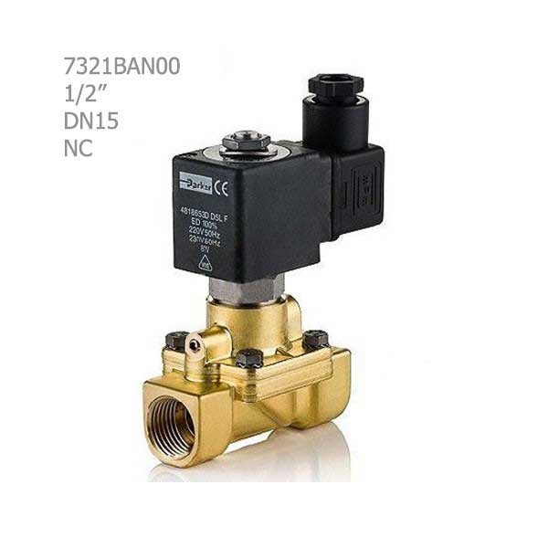 Parker water solenoid valve 7321 size "1/2