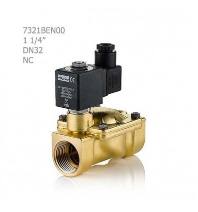 Parker water solenoid valve 7321 size "1 1/4