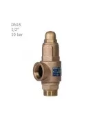 شیر اطمینان هایسک بHisec simple brass safety valve 10 bar "1/2رنجی ساده "1/2