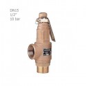 Hisec Lever brass safety valve 10 bar "1/2