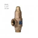 Hisec simple brass safety valve 10 bar "1 1/2