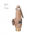 Hisec Lever brass safety valve 10 bar "1