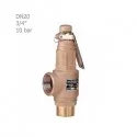 Hisec Lever brass safety valve 10 bar "3/4