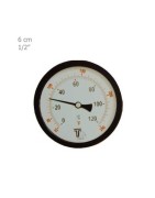 Thermometer TG Plate 6 CM Horizontally TB100