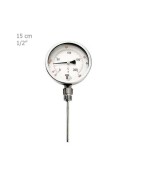 Thermometer Full Steel TG Plate 15 CM Vertically TB310