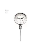 Thermometer Full Steel Vertical TG Plate 6 CM TB310