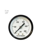 Sangan Sanat all brass manometer horizontal 5 cm plate model PG1/D