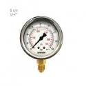 Sangan Sanat brass manometer vertical 6 cm plate model PG4/A