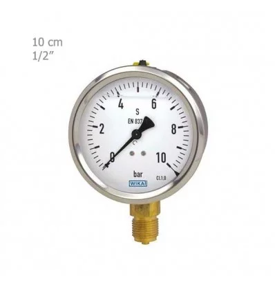 Wika Manometer Oily Vertical Plate 6 cm Model 213.53