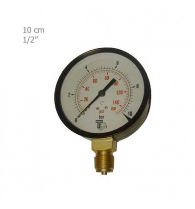 TG dry vertical Manometer 10 cm screen