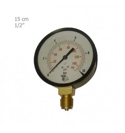 TG dry vertical Manometer 15-cm screen