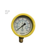 Pakkens Mili Bar Manometer Steel Vertically Dry Plate 10 Cm