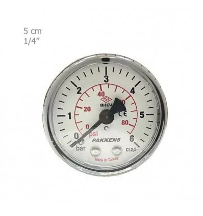 Pakkens Manometer Horizontally Dry Plate 5 Cm