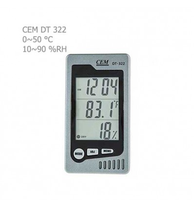CEM digital hygrometer model DT322
