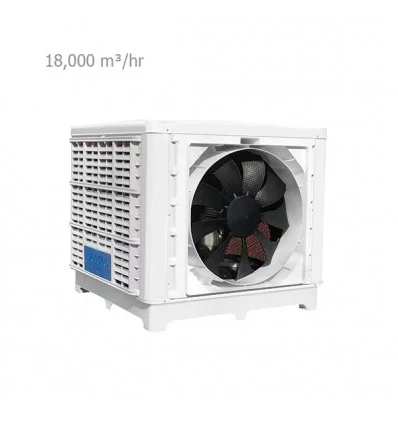 Niroo Tahvieh Alborz Polymer Industrial Evaporative Cooler Front Flow 18000