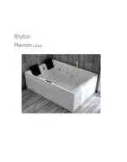 Rhyton Bathtub and Jacuzzi Model Maroon