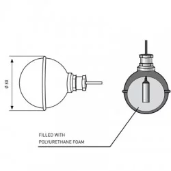 Fantini electromechanical float level control for hazardous liquids