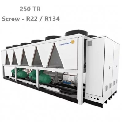 DamaTajhiz Screw AirCooledChiller Model 2DTCHS-250A