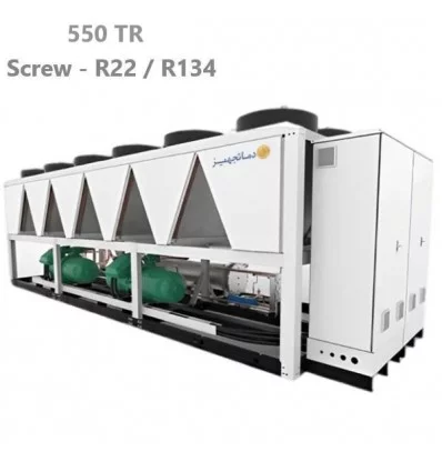 DamaTajhiz Screw AirCooledChiller Model 3DTCHS-210A