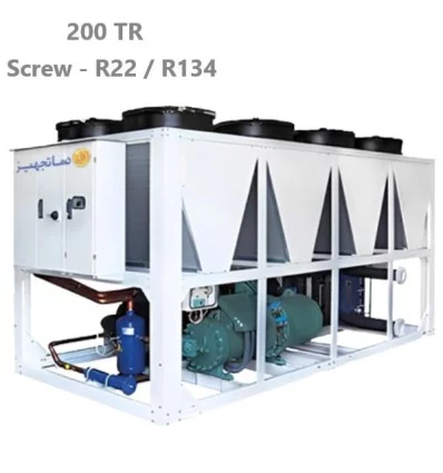 DamaTajhiz Screw AirCooledChiller Model 4DTCHS-200A