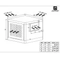 کولر آبی زیرسقفی اکونومی کیان پارس (دماتجهیز) 6000