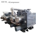 چیلر تراکمی آب خنک 500 تن تبرید دماتجهیز مدل 4DTCHS500