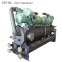 چیلر تراکمی آب خنک 450 تن تبرید دماتجهیز مدل 3DTCHS450
