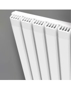 price Anit 9 blade aluminum Vertical radiator White Veniz model